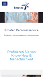Mobile Screenshot of ematec-gmbh.de