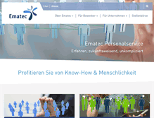 Tablet Screenshot of ematec-gmbh.de